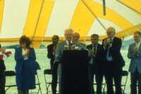 Groundbreaking for the Green Bank Telescope, 1 May 1991