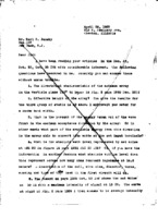 Grote Reber to Karl G. Jansky re: Questions related to 1932, 1933, 1935 Jansky articles