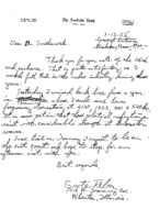 Grote Reber to George C. Southworth re: Approves Southworth&#039;s article for Scientific Monthly