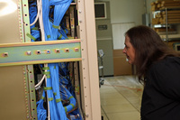 Tour of Correlator Lab, 23 September 2011