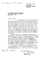 Grote Reber to Frederick Seitz re: Science funding; Mohole