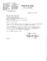 Senator Robert C. Byrd Correspondence