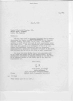 Correspondence from Grote Reber to General Electric Company