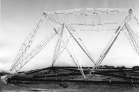 Rotating antenna at Kole Kole on Haleakala, Maui, Hawaii