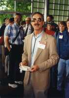 Dave Finley at AAS Meeting, 1996