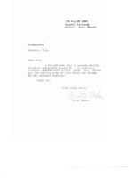 Grote Reber to Postmaster, Memphis TN re: Request for address of American Automotive Supply Co