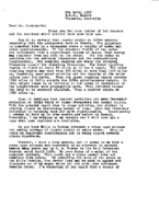 Grote Reber to George C. Southworth re: Cosmic static at 520kc; cross antennas; request for Foster reprint
