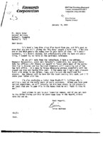 Brian Andreen to Grote Reber re: Sending Sullivan&#039;s 11/22/1983 letter, suggests allowing Sullivan access to records