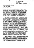 Grote Reber to E.K. Gannett re: Proc IRE notes on old radio equipment; proposal for professional group on History of Radio