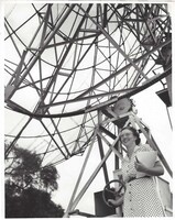 Martha Stahr Carpenter at Potts Hill, 16 March 1955