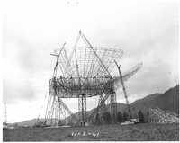 300 Foot Telescope construction