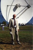 Bernard Burke at 140 Foot Telescope, September 1995