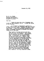 Charles H. Schauer to K. Aa. Strand re: Reber&#039;s travel to US for radio astronomy meeting