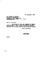 Grote Reber to Everett H. Hurlburt re: Followup on 7/21/1966 letter