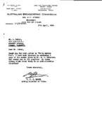 C. V. J. Mason to Grote Reber re: Encloses GR&#039;s requested transcript of R. H. Anderson&#039;s answer to the question &quot;Do vines always climb round trees in anti-clockwise direction?&quot;