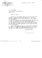 H. A. K. Lamprecht to Grote Reber re: Lamprecht&#039;s reply to GR&#039;s letter of 1/8/1965; bean color mutations