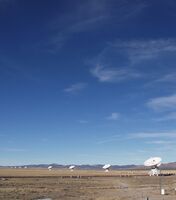 Very Large Array - To the Horizon, 20 December 2003