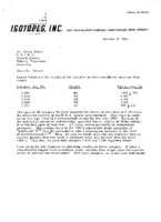 Milton Trautman to Grote Reber re: Carbon dating results