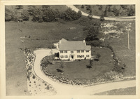 Aerial view of Kraus home at 1155 Arlington Blvd, Ann Arbor MI