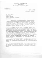 Charles H. Schauer to Grote Reber re: Reber&#039;s progress report sent 12/30/1964; letter from Jamshed K. Fozdar