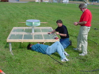 NRAO Staff Build PAPER Prototype, 2004