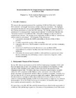 Recommendation for the Organizational and Functional Structure of ALMA in Chile, Prepared by:  North American Representatives to the ACC