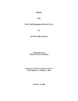 Report of the NSF Cost/Management Review Panel for ALMA North America (Hartill Report), 23 February 2003
