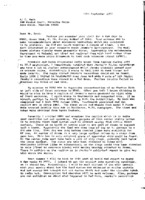 Grote Reber to Alfred C. Beck re: Inquiry about feed system and tires on Jansky antenna, Jansky&#039;s record books; Reber&#039;s intent to put Jansky antenna replica in Green Bank in working condition