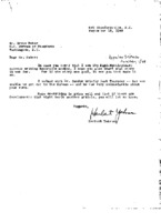 Herbert Yahraes to Grote Reber re: Yahraes won AAAS-Westinghouse dscience writing honorable mention for GR article in Popular Science Monthly Jan. 1948