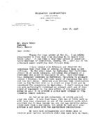 Charles H. Schauer to Grote Reber re: Visit to NRAO Green Bank