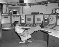 140 Foot Telescope Control Room, 20 July 1972