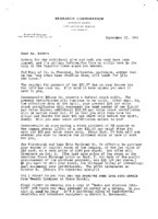 Jennie Ewanoski to Grote Reber re: Equipment ordered; information on Reber&#039;s stocks; listing of mail received; New York Times subscription