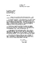 Grote Reber to Charles H. Schauer re: Search for suitable location to string wires; financial accounting for 10/24/1957 - 3/7/1959; financing by AUI