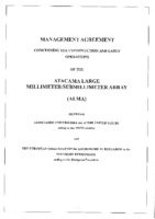 ALMA AUI-ESO Management Agreement, 2006