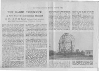 The Radio Telescope
