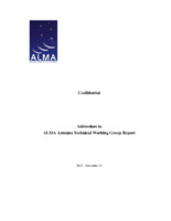 Addendum to ALMA Antenna Technical Working Group Report (Draft B), 17 November 2004
