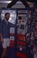 Woody Sullivan at Aricebo, 1977