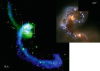 VLA and HST Observations of the Antennae