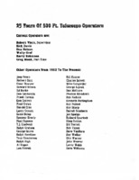 List of 300’ foot operators, 1962-1987