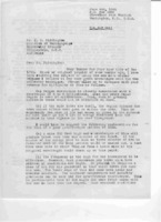 GR&#039;s reply to Piddington&#039;s letter of 5/17/1950; discusses difficulties at 25cm