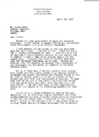 George C. Southworth to Grote Reber re: Reconstruction of Jansky antenna in Green Bank; refers Reber to A.L. Beck at Bell Labs