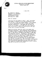 Joseph K. Alexander to Charles H. Schauer re: Support for Reber&#039;s work and proposal; Reber&#039;s interpretation of data not on par with his experimetnatl technique