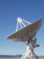 Very Large Array Antenna - Looking Out, 20 December 2003