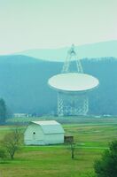 Green Bank Telescope &amp; Barn