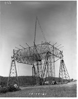 300 Foot Telescope construction