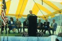 Groundbreaking for the Green Bank Telescope, 1 May 1991