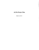 ALMA Project Plan, 29 May 2002