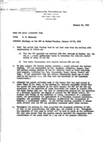 Meetings at the NSF on January 16-17, 1956: Memo to File