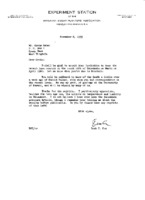 Correspondence from Doak C. Cox to Grote Reber