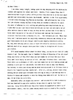 Jean Reber to Grote Reber re: Sale of Wheaton house and property; family tangible items